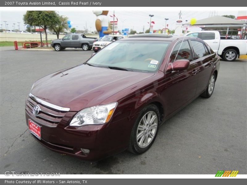Cassis Red Pearl / Ivory 2007 Toyota Avalon Limited