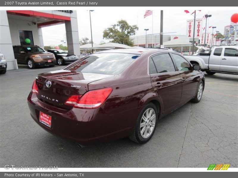 Cassis Red Pearl / Ivory 2007 Toyota Avalon Limited
