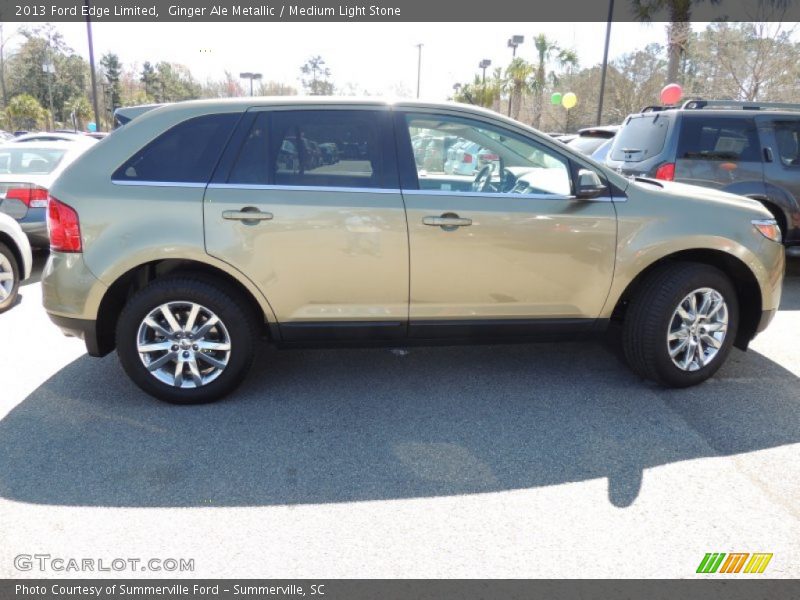 Ginger Ale Metallic / Medium Light Stone 2013 Ford Edge Limited