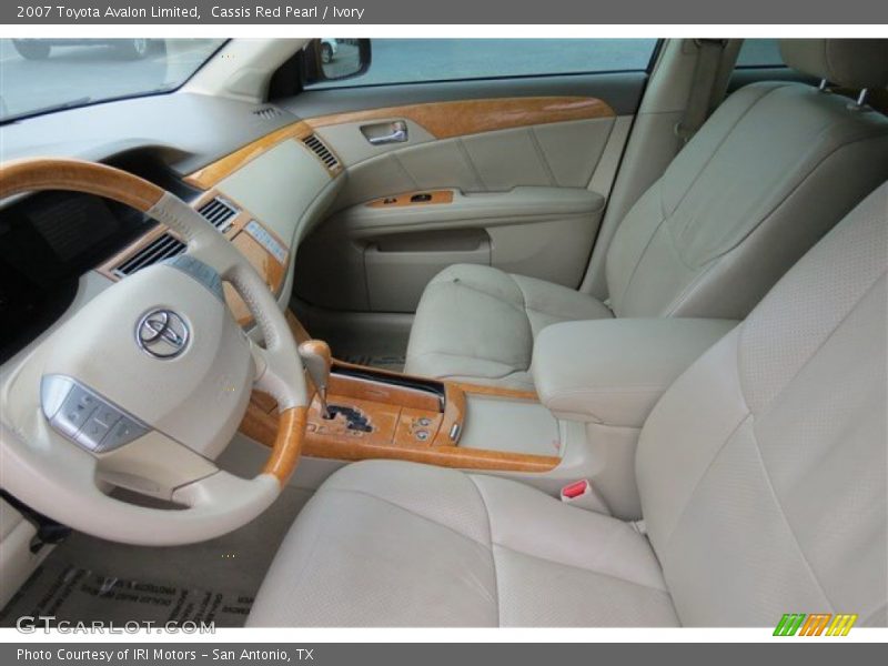 Cassis Red Pearl / Ivory 2007 Toyota Avalon Limited