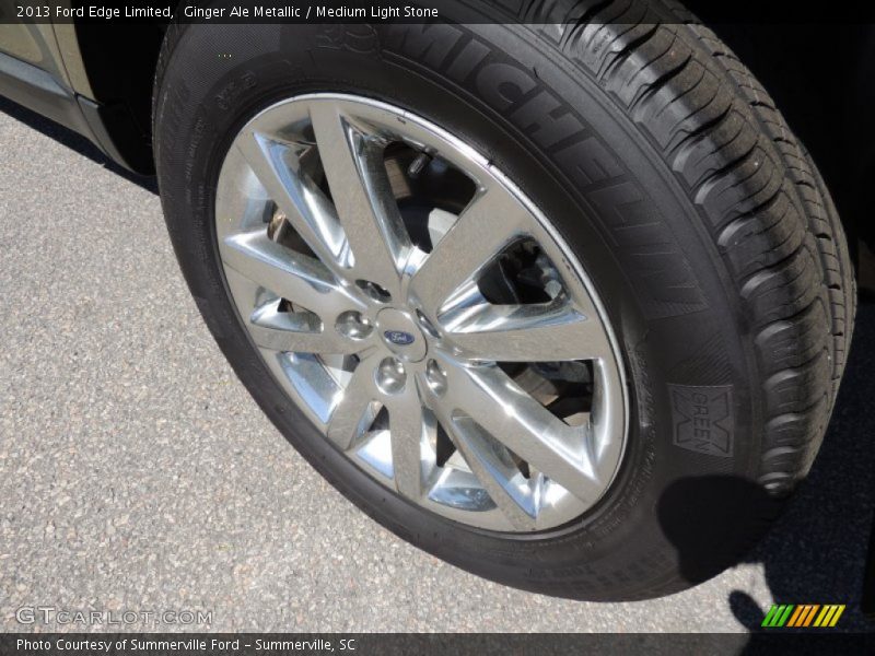 Ginger Ale Metallic / Medium Light Stone 2013 Ford Edge Limited
