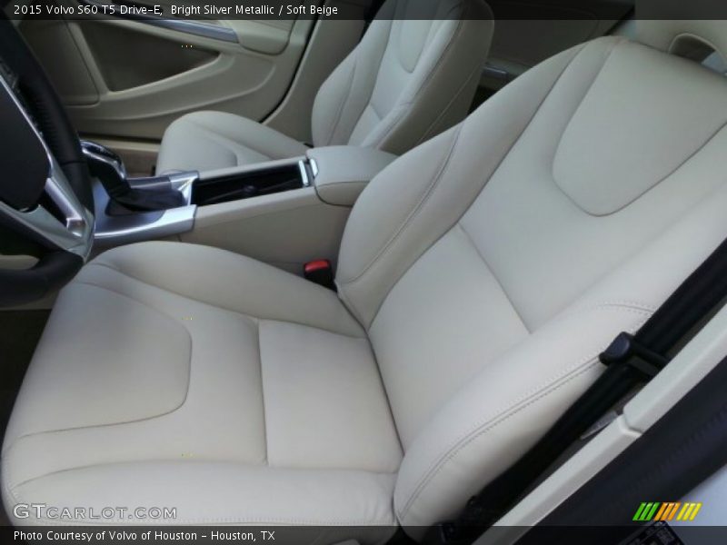 Bright Silver Metallic / Soft Beige 2015 Volvo S60 T5 Drive-E