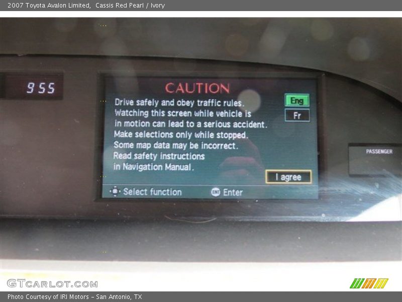 Cassis Red Pearl / Ivory 2007 Toyota Avalon Limited