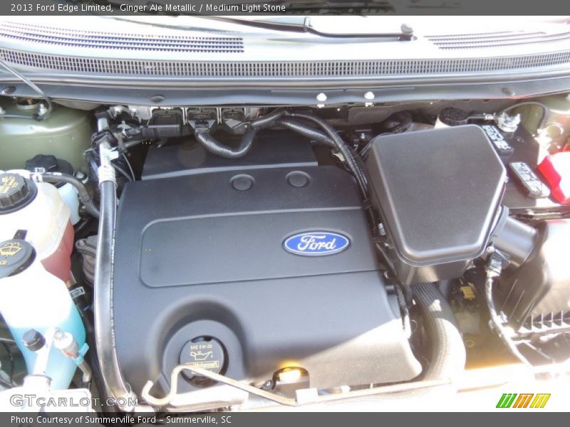 Ginger Ale Metallic / Medium Light Stone 2013 Ford Edge Limited