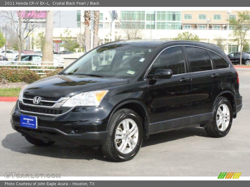 Crystal Black Pearl / Black 2011 Honda CR-V EX-L