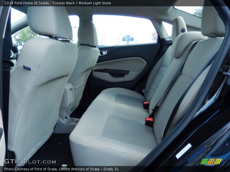 Tuxedo Black / Medium Light Stone 2014 Ford Fiesta SE Sedan