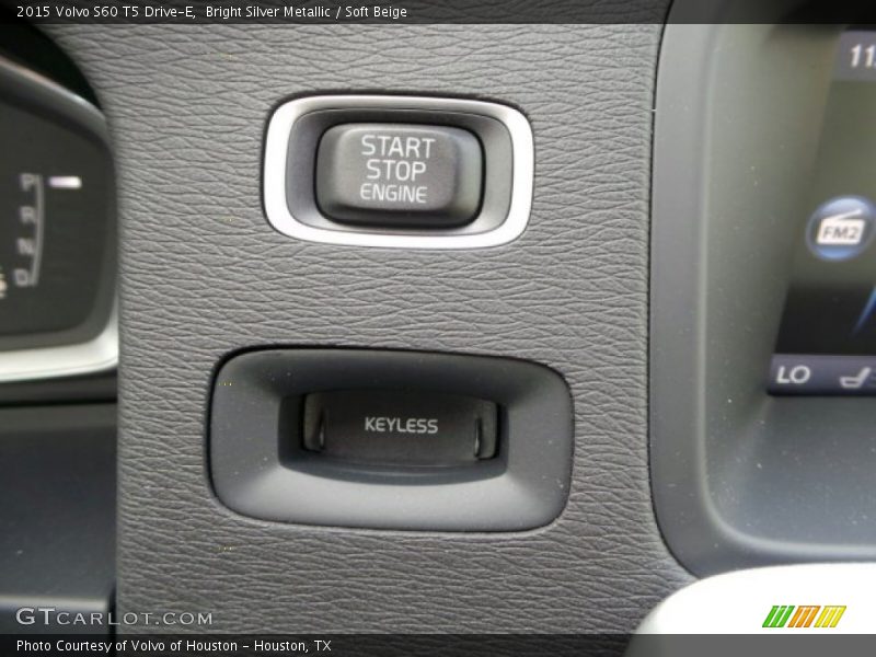 Bright Silver Metallic / Soft Beige 2015 Volvo S60 T5 Drive-E