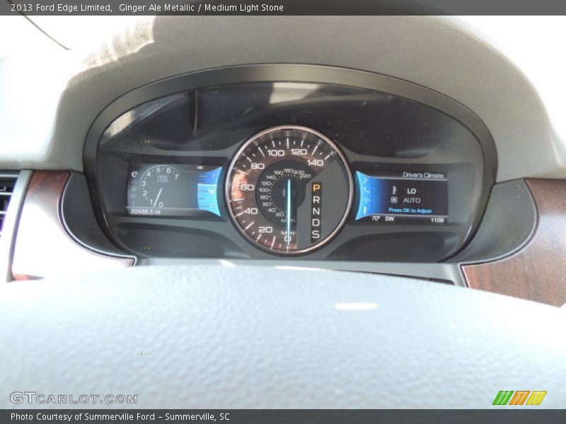 Ginger Ale Metallic / Medium Light Stone 2013 Ford Edge Limited