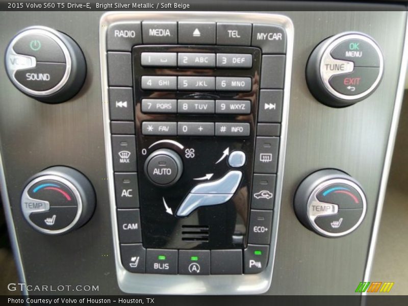 Bright Silver Metallic / Soft Beige 2015 Volvo S60 T5 Drive-E