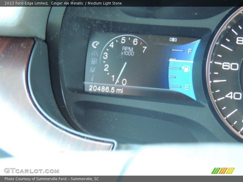 Ginger Ale Metallic / Medium Light Stone 2013 Ford Edge Limited