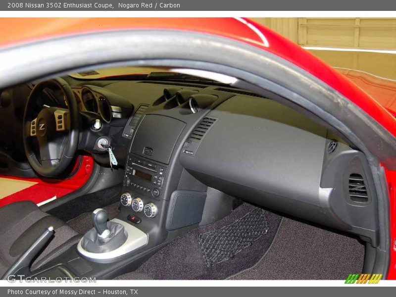 Nogaro Red / Carbon 2008 Nissan 350Z Enthusiast Coupe