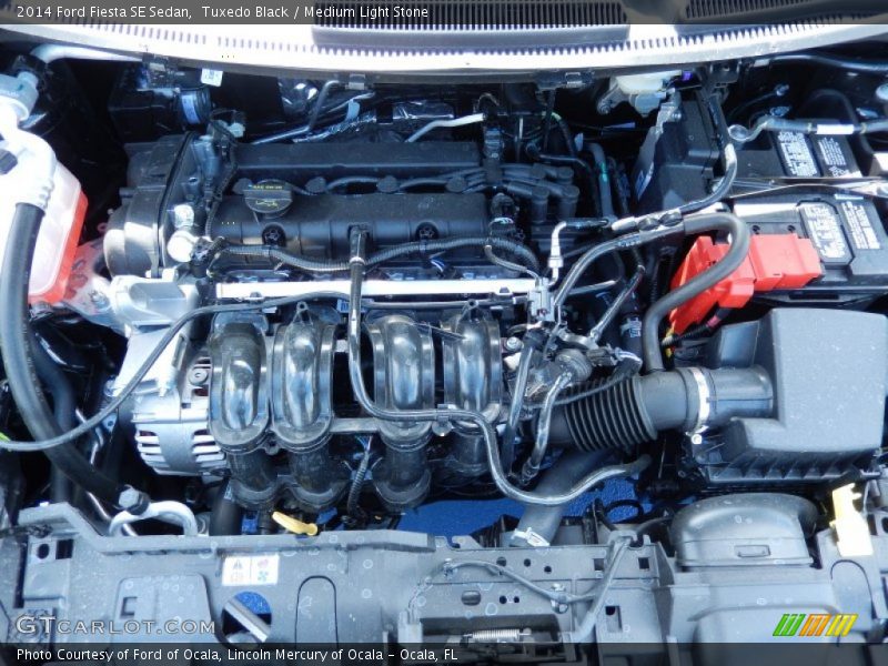 Tuxedo Black / Medium Light Stone 2014 Ford Fiesta SE Sedan