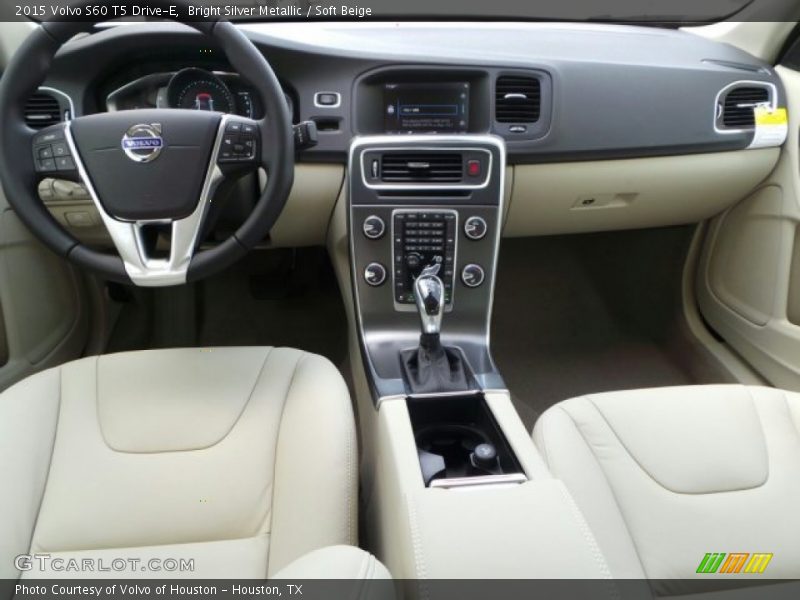 Bright Silver Metallic / Soft Beige 2015 Volvo S60 T5 Drive-E