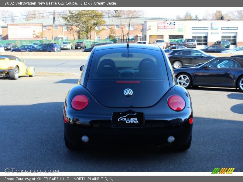 Black / Cream Beige 2002 Volkswagen New Beetle GLS Coupe