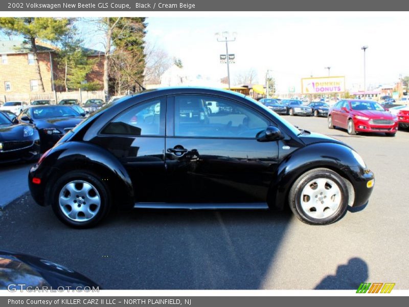 Black / Cream Beige 2002 Volkswagen New Beetle GLS Coupe