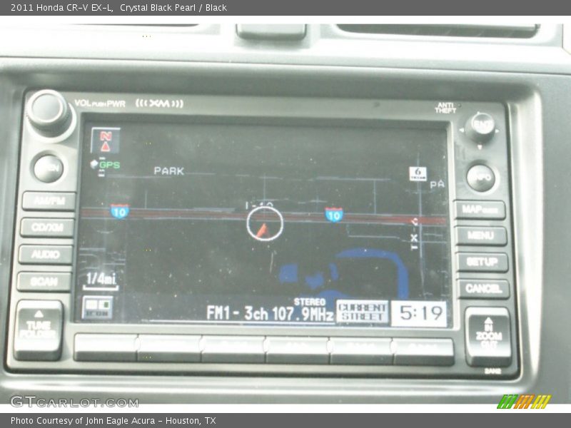Crystal Black Pearl / Black 2011 Honda CR-V EX-L