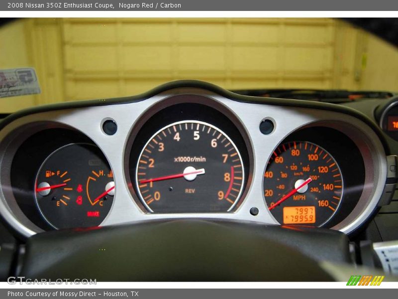 Nogaro Red / Carbon 2008 Nissan 350Z Enthusiast Coupe