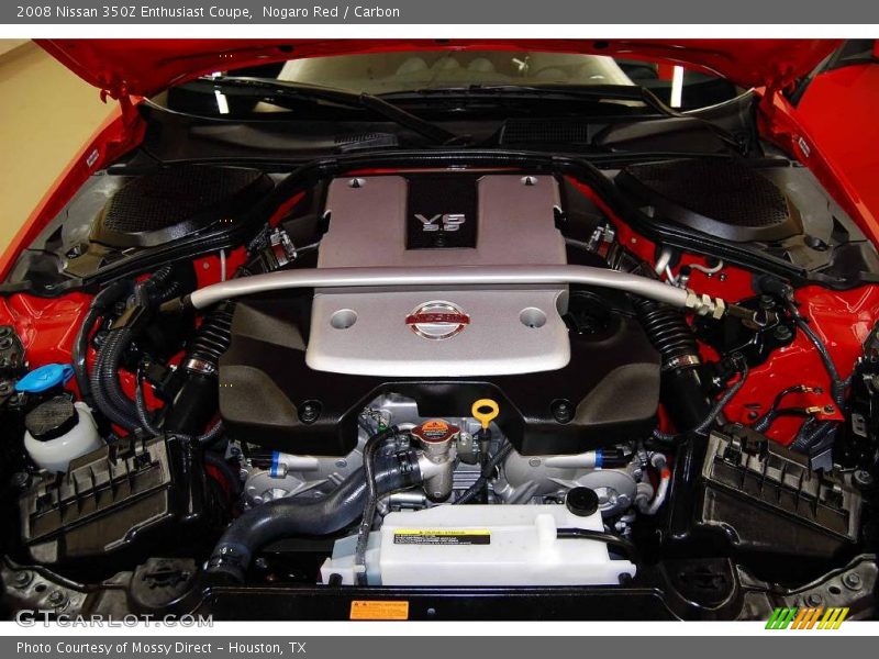 Nogaro Red / Carbon 2008 Nissan 350Z Enthusiast Coupe
