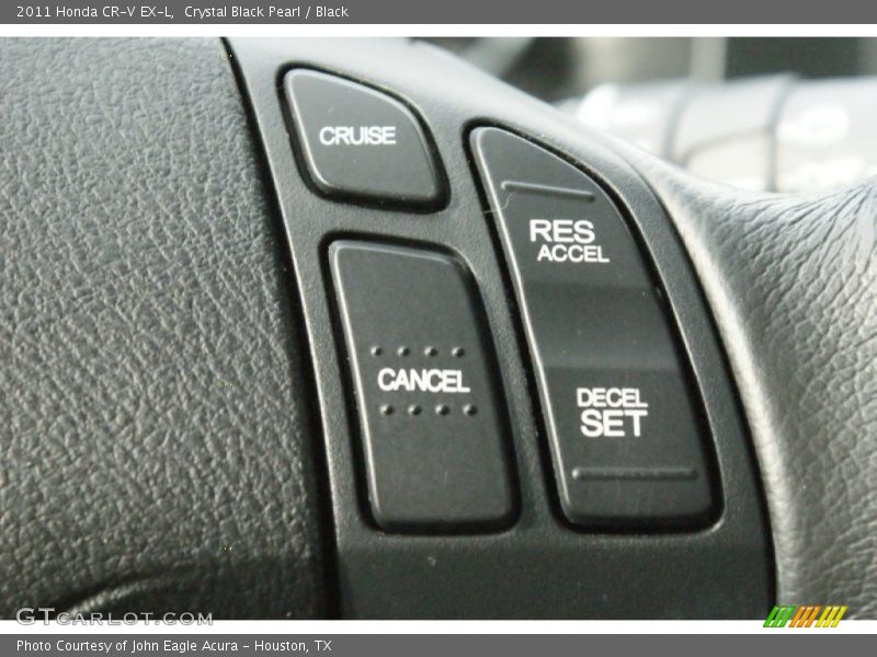 Crystal Black Pearl / Black 2011 Honda CR-V EX-L