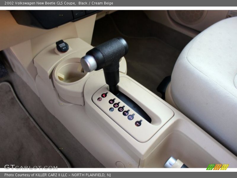 Black / Cream Beige 2002 Volkswagen New Beetle GLS Coupe