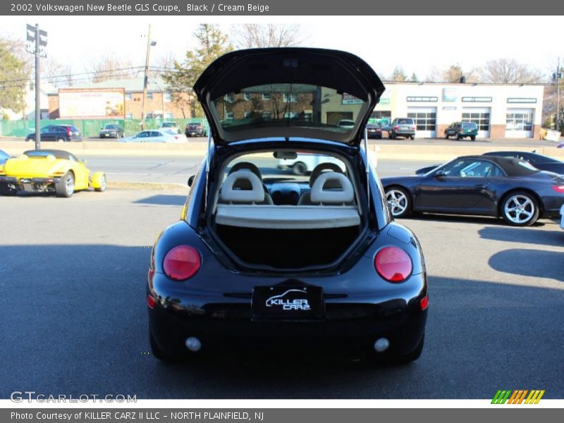 Black / Cream Beige 2002 Volkswagen New Beetle GLS Coupe