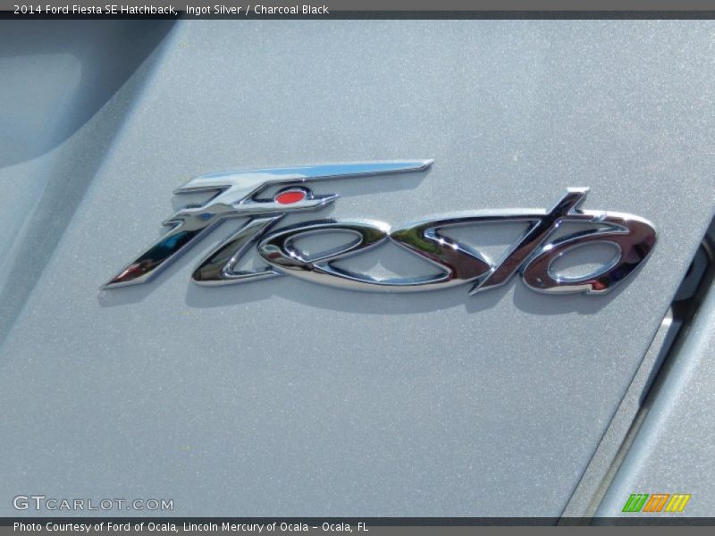 Ingot Silver / Charcoal Black 2014 Ford Fiesta SE Hatchback