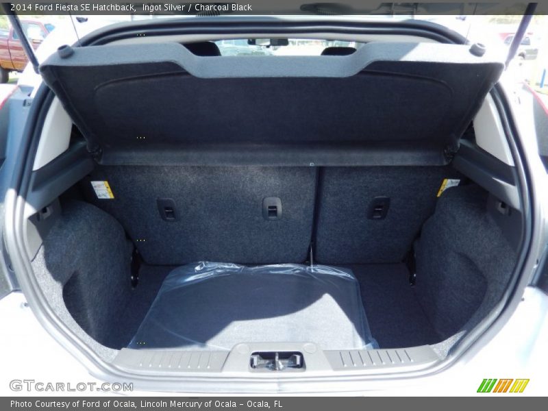 Ingot Silver / Charcoal Black 2014 Ford Fiesta SE Hatchback