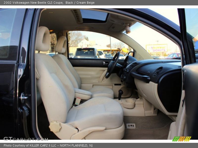 Black / Cream Beige 2002 Volkswagen New Beetle GLS Coupe