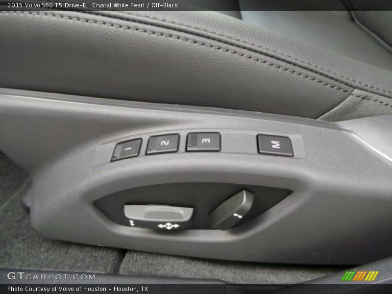Crystal White Pearl / Off-Black 2015 Volvo S60 T5 Drive-E