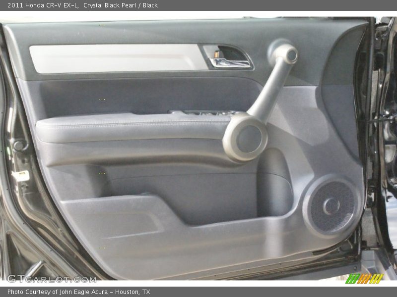 Crystal Black Pearl / Black 2011 Honda CR-V EX-L