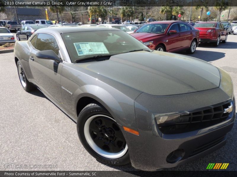 Cyber Gray Metallic / Gray 2010 Chevrolet Camaro LS Coupe
