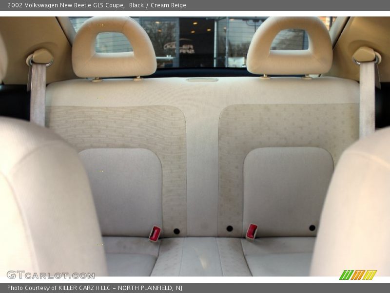 Black / Cream Beige 2002 Volkswagen New Beetle GLS Coupe