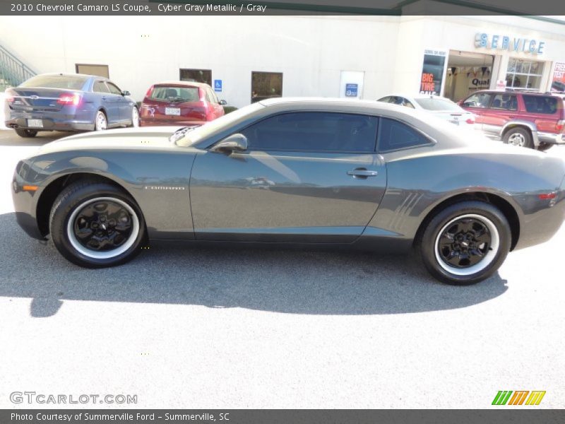 Cyber Gray Metallic / Gray 2010 Chevrolet Camaro LS Coupe