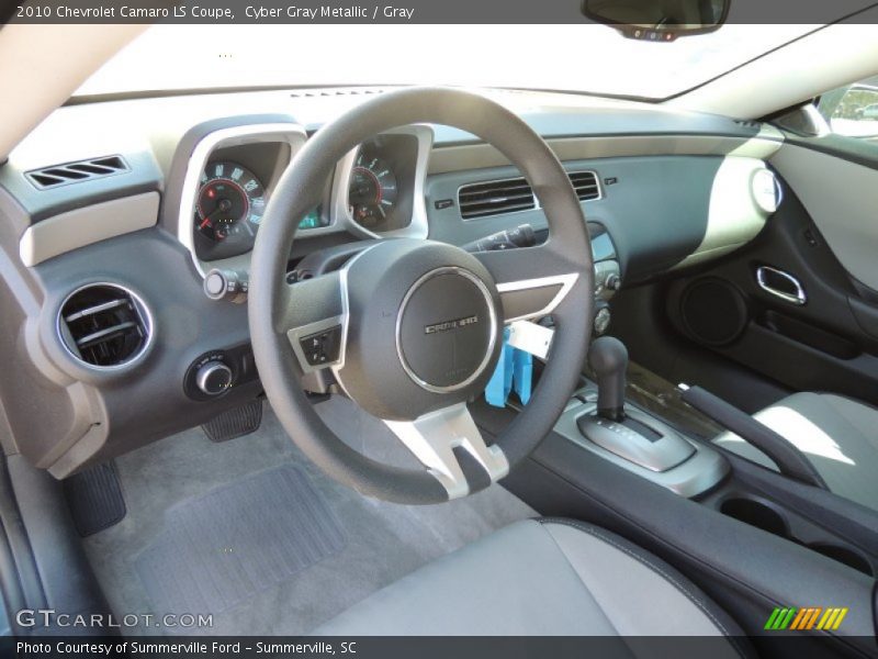 Cyber Gray Metallic / Gray 2010 Chevrolet Camaro LS Coupe