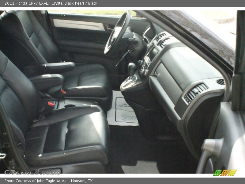 Crystal Black Pearl / Black 2011 Honda CR-V EX-L