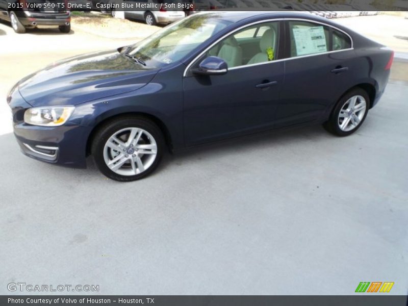 Caspian Blue Metallic / Soft Beige 2015 Volvo S60 T5 Drive-E