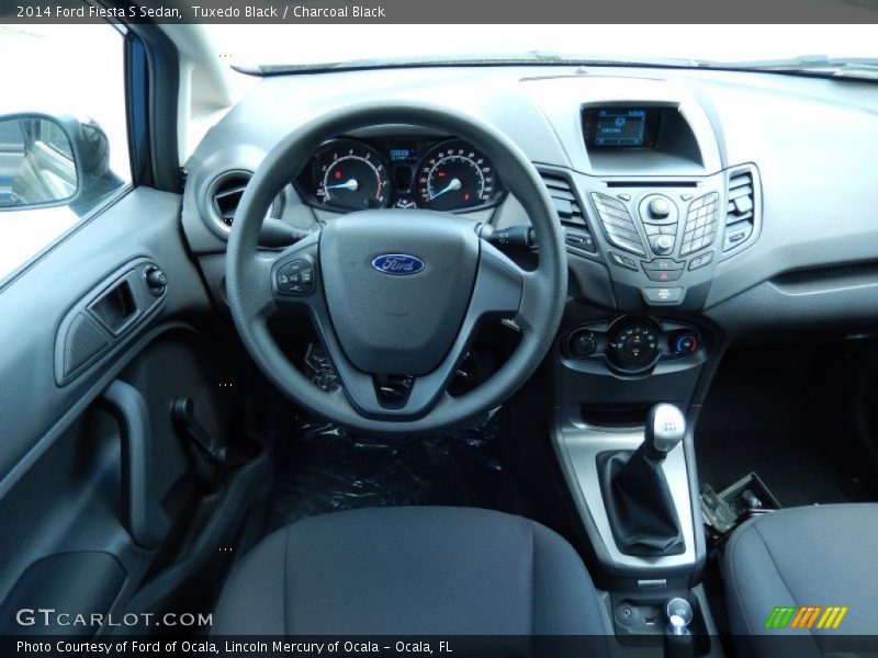 Tuxedo Black / Charcoal Black 2014 Ford Fiesta S Sedan