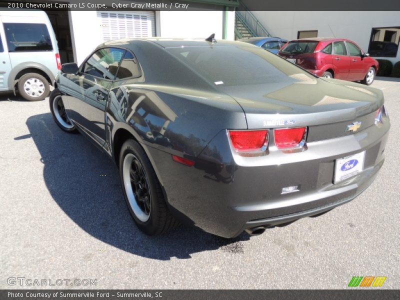 Cyber Gray Metallic / Gray 2010 Chevrolet Camaro LS Coupe