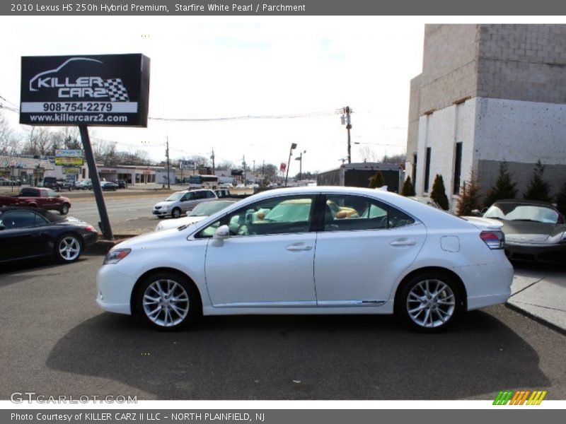 Starfire White Pearl / Parchment 2010 Lexus HS 250h Hybrid Premium