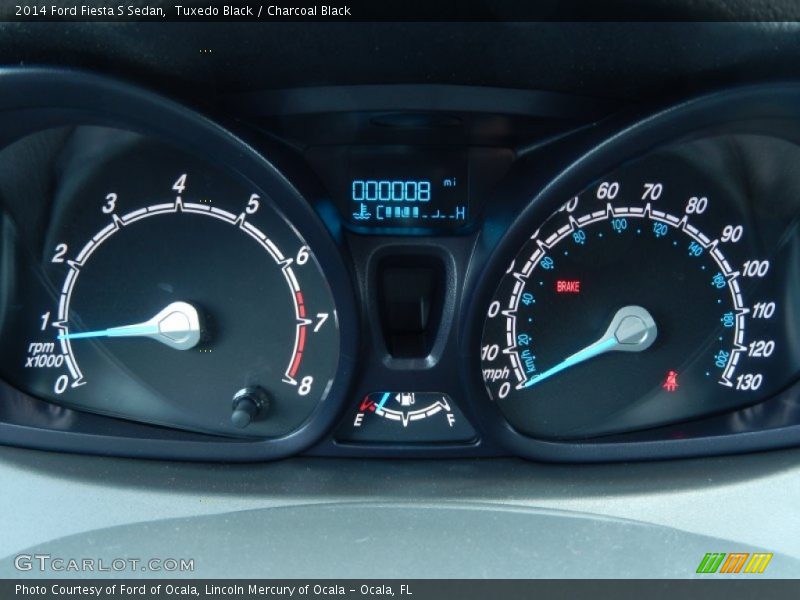 Tuxedo Black / Charcoal Black 2014 Ford Fiesta S Sedan