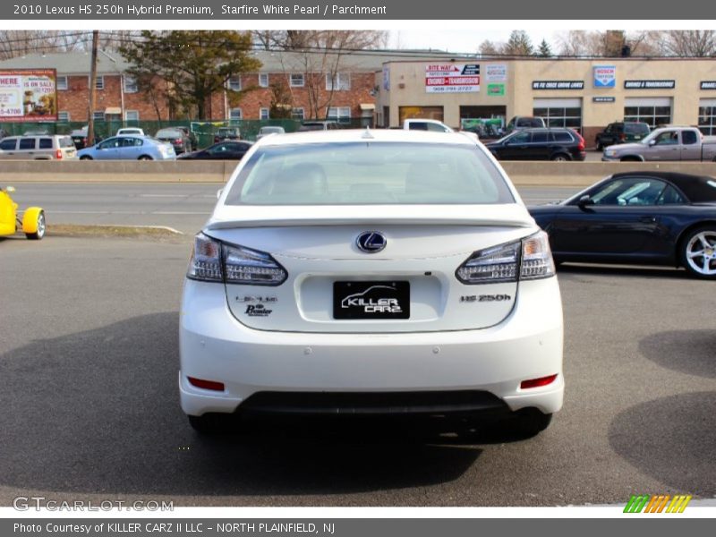 Starfire White Pearl / Parchment 2010 Lexus HS 250h Hybrid Premium