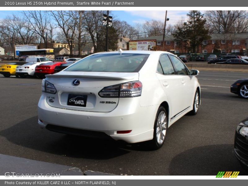 Starfire White Pearl / Parchment 2010 Lexus HS 250h Hybrid Premium