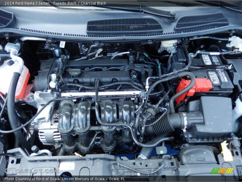 Tuxedo Black / Charcoal Black 2014 Ford Fiesta S Sedan