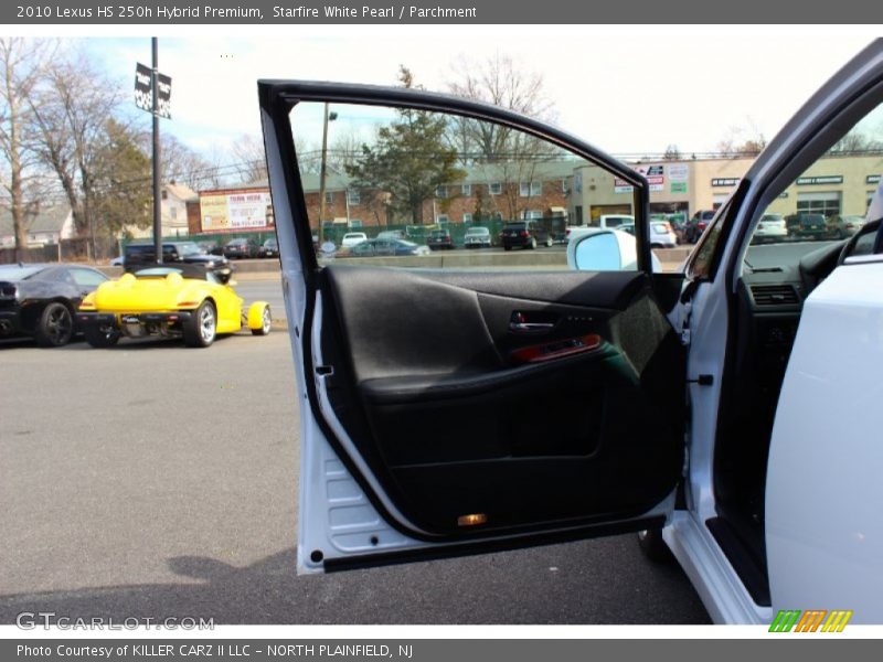 Starfire White Pearl / Parchment 2010 Lexus HS 250h Hybrid Premium