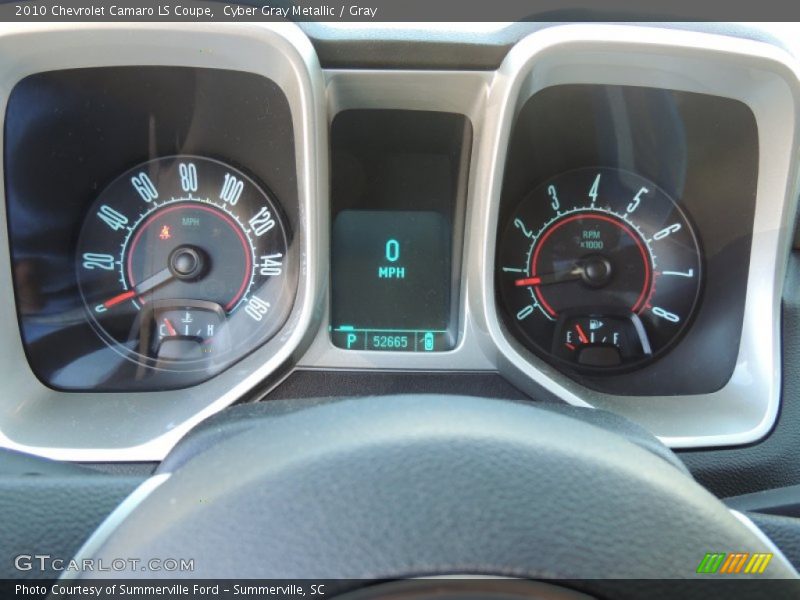 Cyber Gray Metallic / Gray 2010 Chevrolet Camaro LS Coupe