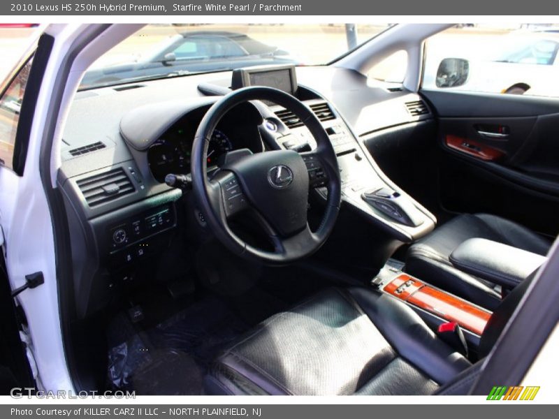 Starfire White Pearl / Parchment 2010 Lexus HS 250h Hybrid Premium
