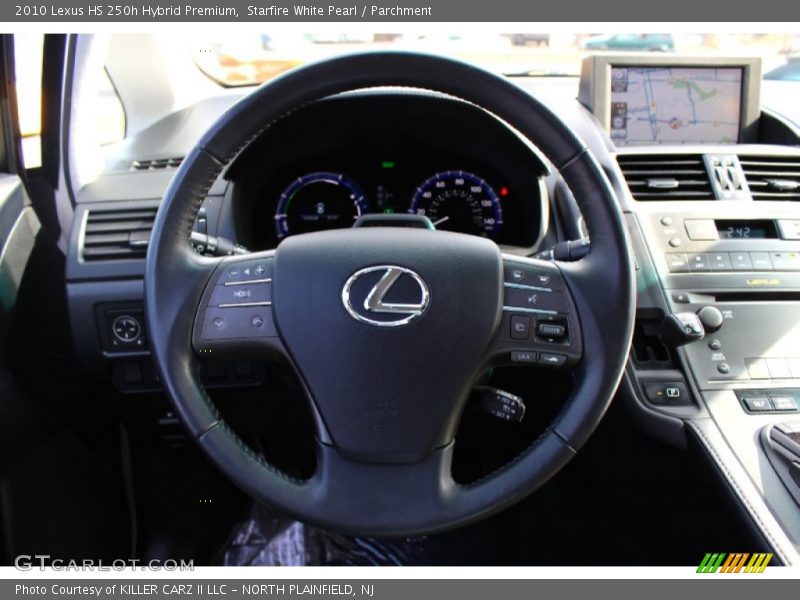 Starfire White Pearl / Parchment 2010 Lexus HS 250h Hybrid Premium