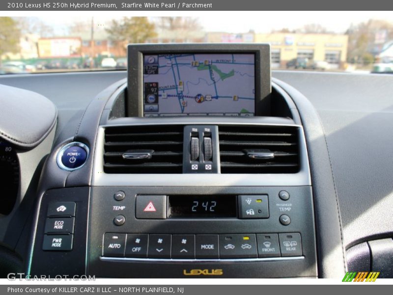 Starfire White Pearl / Parchment 2010 Lexus HS 250h Hybrid Premium