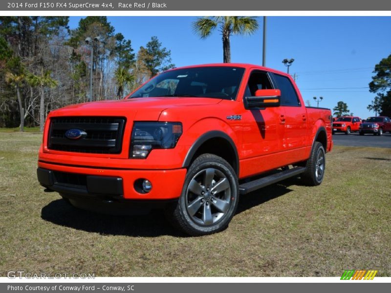 Race Red / Black 2014 Ford F150 FX4 SuperCrew 4x4