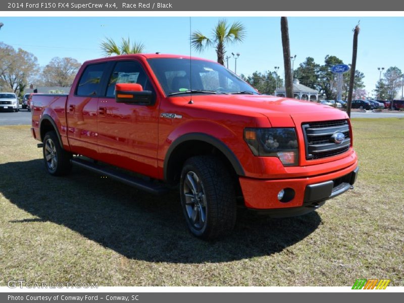 Race Red / Black 2014 Ford F150 FX4 SuperCrew 4x4